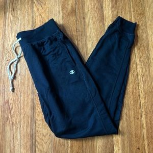 black champion sweat pants